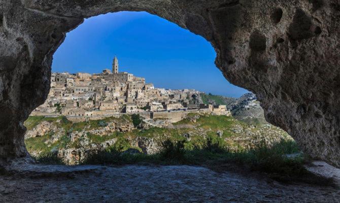 In Bocca Ai Sassi Villa Matera Exteriör bild